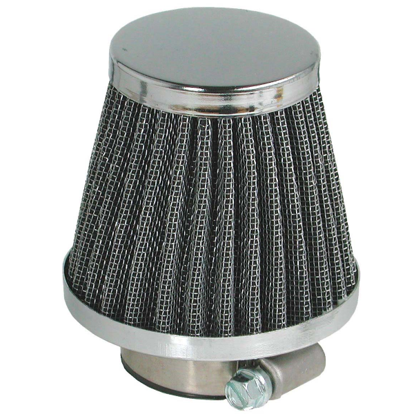 Filtro Aria Esterno Nypso Racing Rete 38mm Dritto Lungo - Dell'Orto PHBL