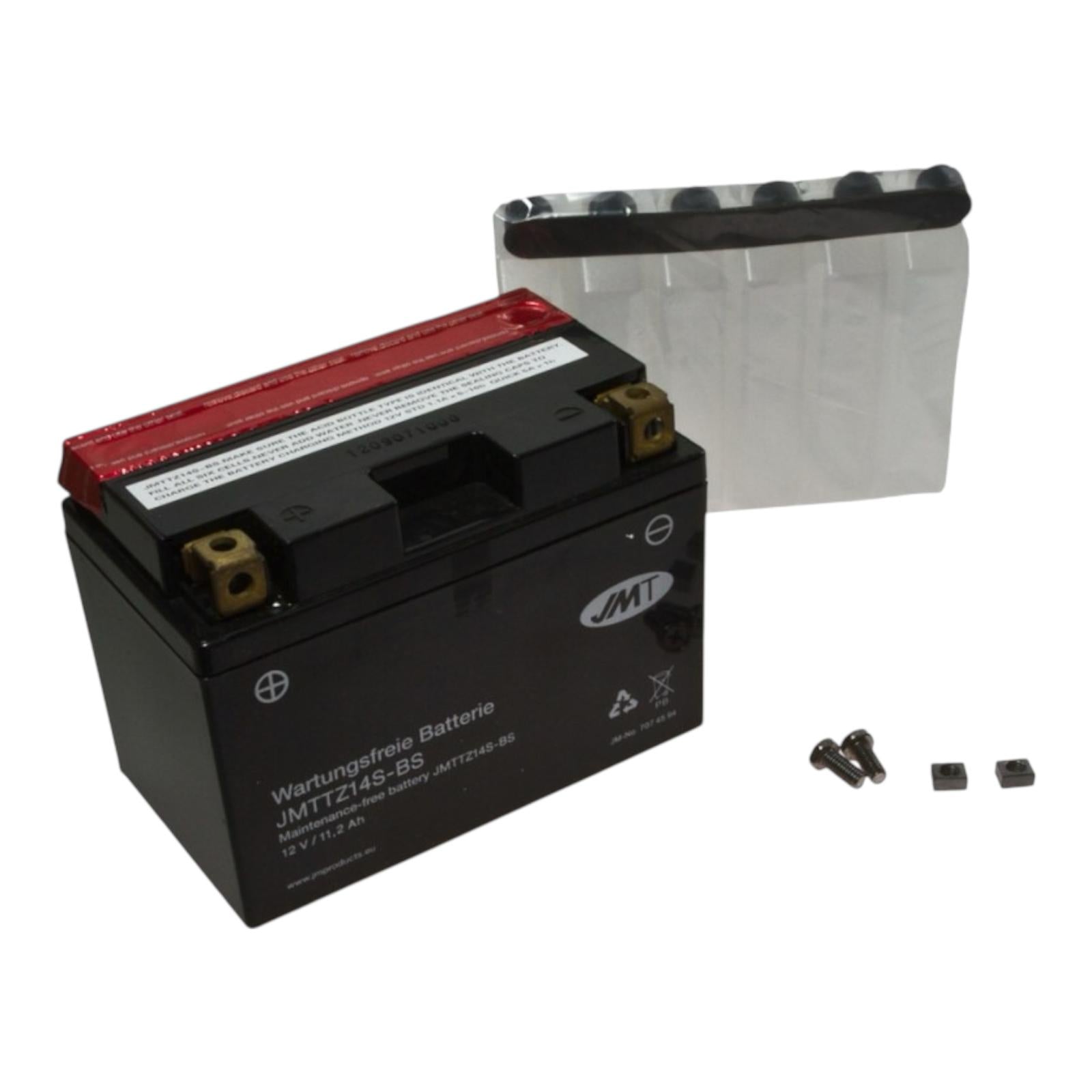 Batteria Moto JMT JMTTZ14S-BS 12V 11,2Ah - Senza Manutenzione - Acido Incluso
