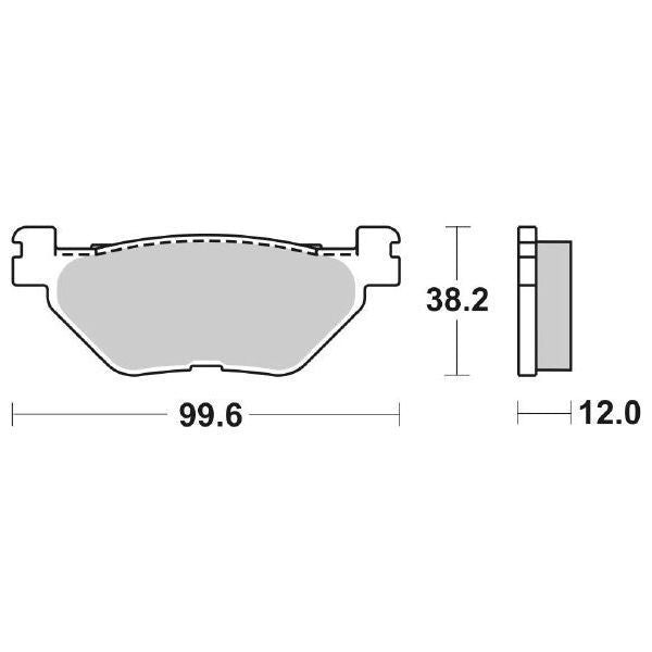 Pastiglie Freno 169CT - Yamaha T-Max 500/ 530/ 560