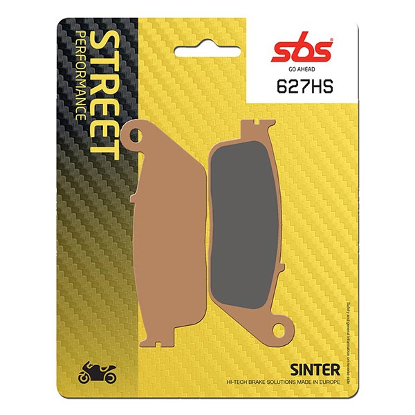 Pastiglie Freno SBS 627HS - 102,1x38,9x8,1mm - Honda, Triumph, Suzuki