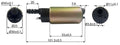 Pompa Carburante Elettrica Sommersa (In-Tank) - Aprilia, Derbi, Gilera, Husqvarna, Malaguti, Peugeot, Piaggio Vespa, Beverly