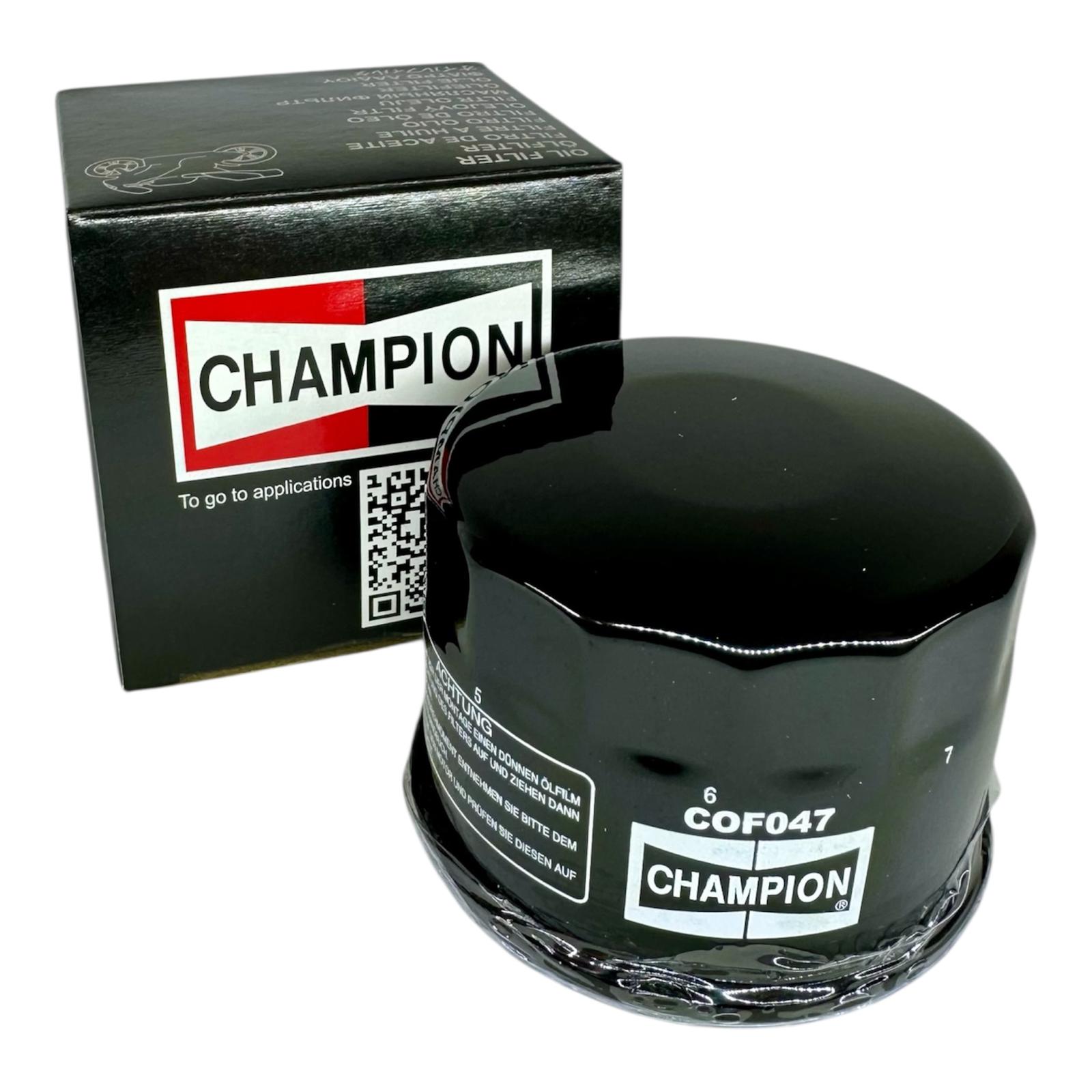 Champion COF047 – Filtro Olio Premium | Yamaha T-Max 500, Fazer 600, Raptor 660, Kymco Xciting 500