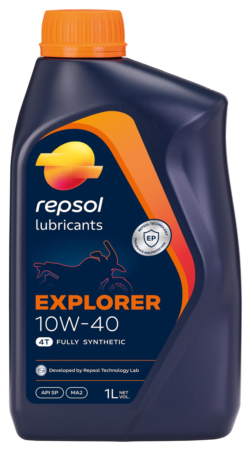 Olio Repsol Explorer 4T 10W-40 1L API SP JASO MA2 Repsol