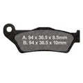 Pastiglie Freno EBC FA363V - BMW R850 GS, R1100 GS, R1150 GS, R1200 GS