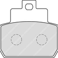 Pastiglie Freno Ferodo FDB2207EF - Piaggio X8 125/150/250 05-08; MP3 125/250 06-; X9 250 05-07; Beverly 500 06-
