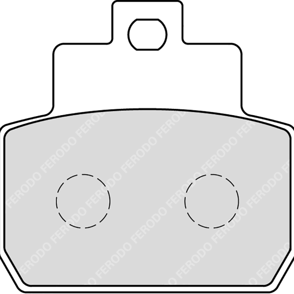Pastiglie Freno Ferodo FDB2207EF - Piaggio X8 125/150/250 05-08; MP3 125/250 06-; X9 250 05-07; Beverly 500 06-