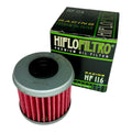 HiFloFiltro HF116 Racing - Filtro Olio Premium - Honda CRF 250R/450R, HM-Moto CRE-F 250R/450R, Husqvarna TE 250/310