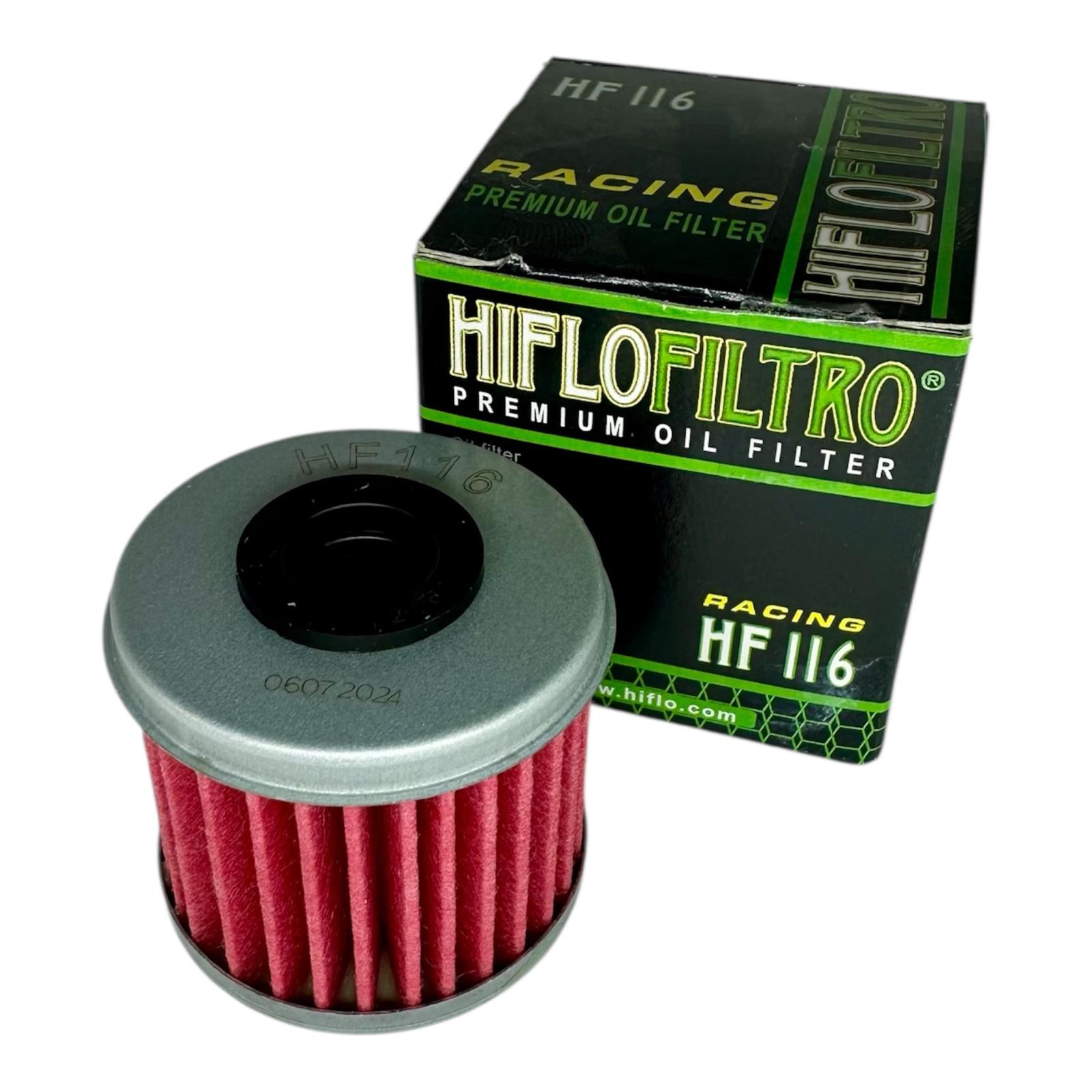 HiFloFiltro HF116 Racing - Filtro Olio Premium - Honda CRF 250R/450R, HM-Moto CRE-F 250R/450R, Husqvarna TE 250/310