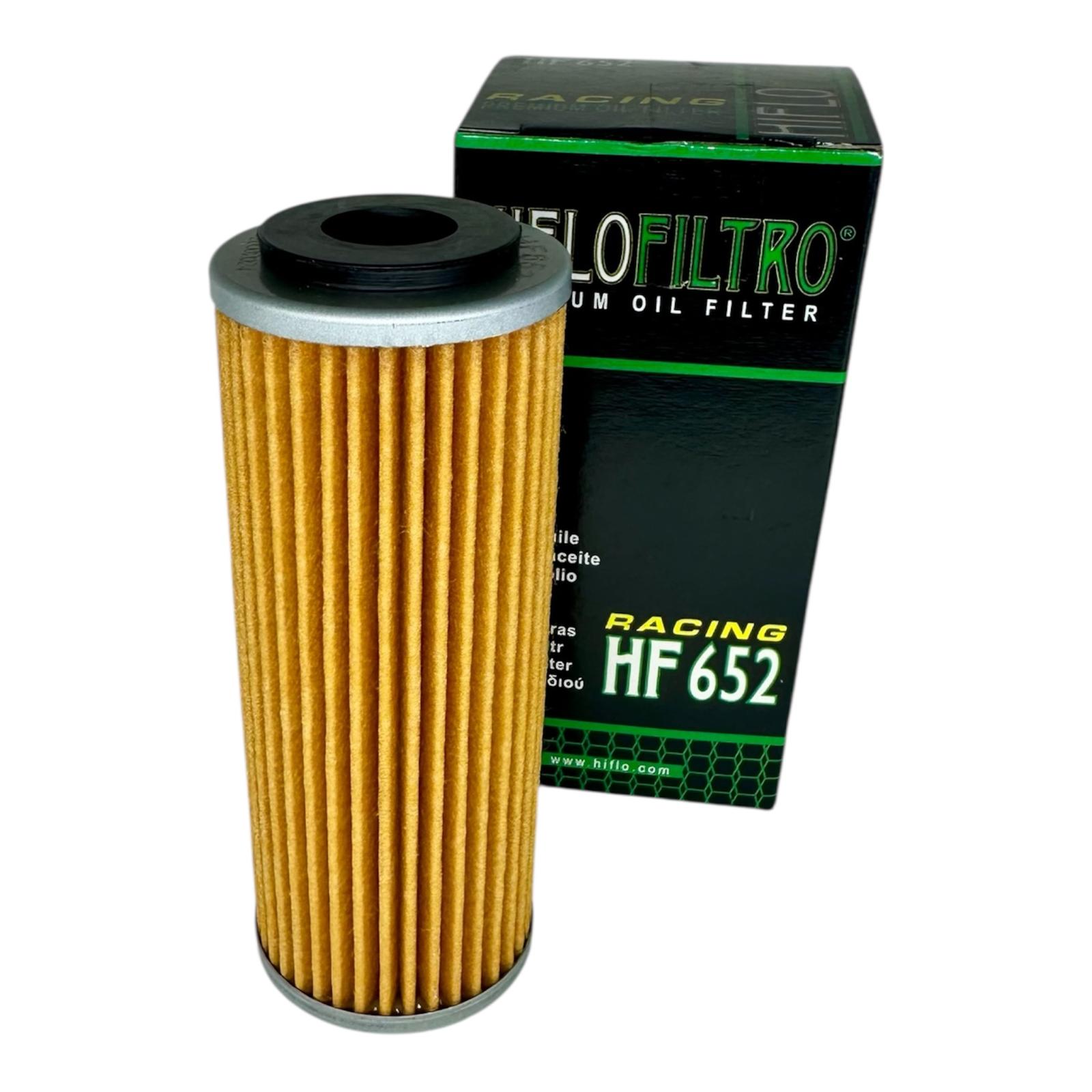 HiFloFiltro HF652 - Filtro Olio Premium - KTM XC/SX/EXC/SMR/EXC-R 450, EXC/XC-RW 530, XC-F/SX-F 505, XC-W 400