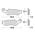 Pastiglie Freno Yamaha WR, YZ, YZ-F - MCB791EC