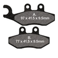 Pastiglie Freno EBC SFA353HH - Aprilia SR 50 Motard, Piaggio Beverly 125/200, Beverly 300, Gilera Runner 180/200 VXR, GP 800 07-11