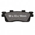Pastiglie Freno EBC SFAC498 - 90x33x10mm - Kymco Downtown i 125/200/300, Kawasaki J300, J125, Benelli Velvet Touring