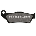 Pastiglie Freno EBC Carbon Scooter – Multi-marca Enduro / Adventure / Strada - Piaggio Beverly 400; X9 250/500 03-; Yamaha Majesty 125 98-09; Versity 300 03-06;