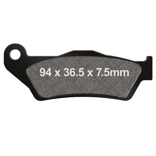 Pastiglie Freno EBC Carbon Scooter – Multi-marca Enduro / Adventure / Strada - Piaggio Beverly 400; X9 250/500 03-; Yamaha Majesty 125 98-09; Versity 300 03-06;
