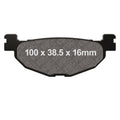 Pastiglie Freno EBC Carbon Scooter - Yamaha XP T-Max 500 04-11; YP Majesty 400 04-07; MBK Skyliner 400 04-