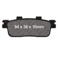 Pastiglie Freno EBC SFAC427  - 94x36x10mm - SYM 300 Citycom, Citymax 300, 125/250 GTS, 250 Joymax, HD Evo 200
