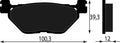 Pastiglie Freno Posteriori - Yamaha T-Max 500/530/560