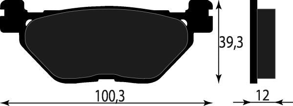 Pastiglie Freno Posteriori - Yamaha T-Max 500/530/560