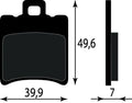 Pastiglie Freno Platinum Series Anteriori - Aprilia Scarabeo 50 / MBK Nitro / Ovetto 100 / Piaggio NRG