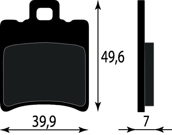Pastiglie Freno Platinum Series Anteriori - Aprilia Scarabeo 50 / MBK Nitro / Ovetto 100 / Piaggio NRG
