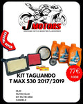Kit Tagliando Completo Yamaha T-Max 530 2017-2019 - Olio Repsol 10W40 + Filtri Aria + Filtro Olio + Candele NGK