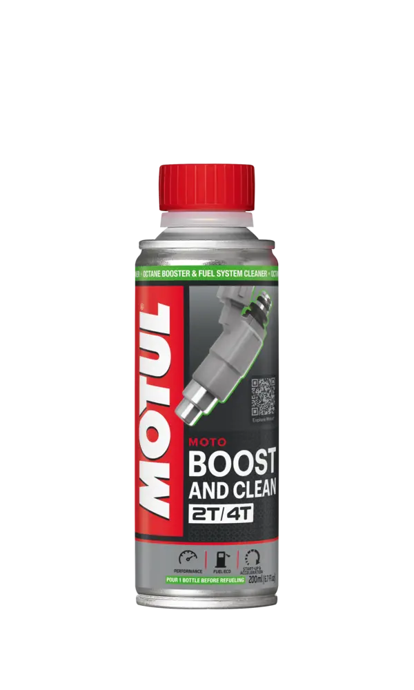 Motul Moto Boost and Clean 2T/4T 200ml