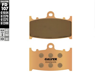 Pastiglia Freno Galfer FD107 G1370 - Gas Gas, Kawasaki, Suzuki - Strada / Sport / Touring