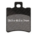 Pastiglie Freno EBC SFAC193 - 39,5x49,5x7mm - Honda SH 50, Aprilia Scarabeo 50 2T, Yamaha BW's 50, MBK Booster, Gilera Runner 50, Malaguti F12 Phantom, Benelli
