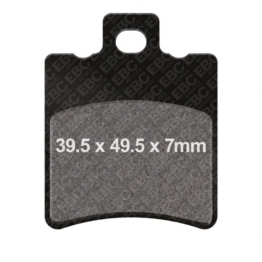 Pastiglie Freno EBC SFAC193 - 39,5x49,5x7mm - Honda SH 50, Aprilia Scarabeo 50 2T, Yamaha BW's 50, MBK Booster, Gilera Runner 50, Malaguti F12 Phantom, Benelli