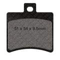 Pastiglie Freno EBC SFAC298 - 51x54x9,5mm - Aprilia Scarabeo 125/150/200/250, Atlantic 125/200/250/400/500, Sportcity 125/200/250/300, Malaguti Madison 125/150/180/200/250/400